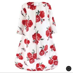 Hudson Baby Infant Plush Sleeping Bag, Sack, Blanket, Red Rose NWT